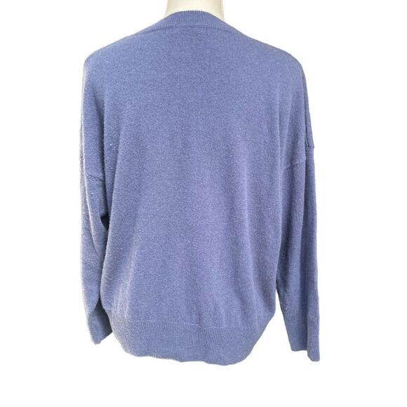 Equipment Women’s Melanie Cashmere Sweater Blue Size Small - Picture 4 of 8